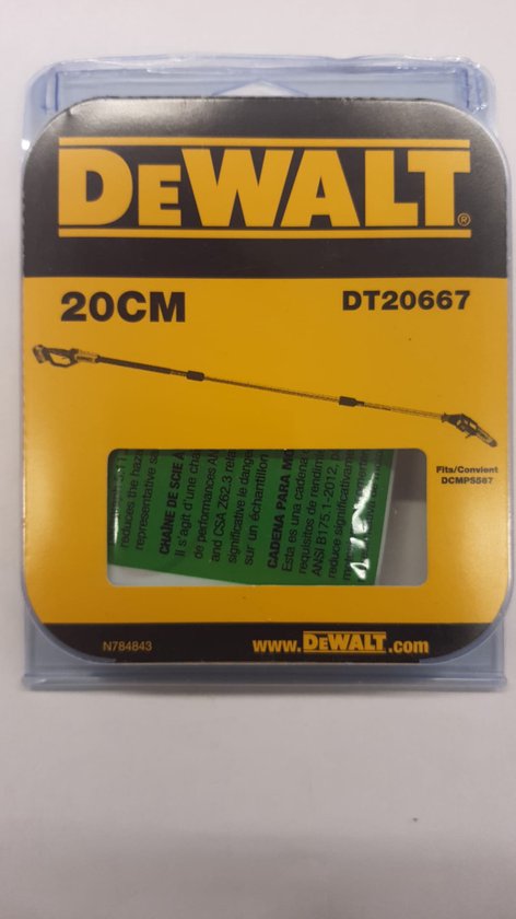 DEWALT DT20667-QZ - 20CM KETTING - KETTINGZAAG VOOR DCMPS567