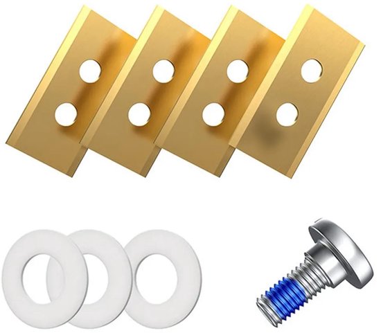 Deze vervangingsset Geschikt voor 36 messen Geschikt voor robotmaaiers is Geschikt voor de Mammotion LUBA/YUKA Mini. De set bevat schroeven en een doos, zorgt Geschikt voor nauwkeurig maaien en is eenvoudig te vervangen.