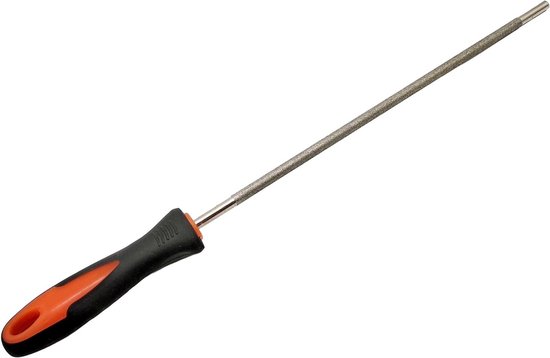 Diamantvijl Kettingzaag - Ronde Vijl - Ketting Scherp Maken - Keuze Uit 3 Maten - 48mm - Zwart Oranje