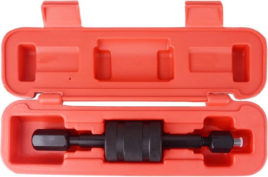 Diesel injector trekker - verwijderaar set - demontage gereedschap auto - met adapter M8, M12, M14 van Merkloos	