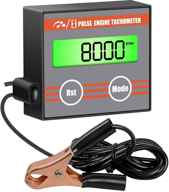 Digitale Toerenteller voor 2-takt en 4-takt Motoren - Urenteller en RPM Display