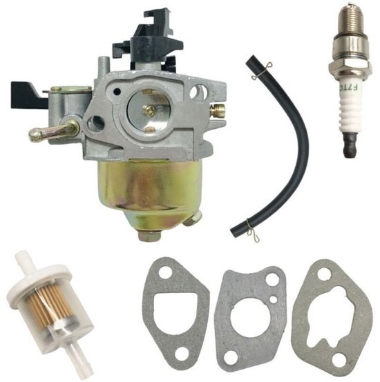Dit is een GXV160 carburateur geschikt voor Honda GXV160, HR215, HRM215, HRB215, HR194, HRA214 en HRB215 grasmaaiers. De set bevat een luchtfilter en bougies. Onderdeelnummers: 16100-ZG9-M12, 16100-ZE6-W01, 16100-ZE7-055. van Merkloos	