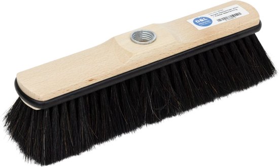 D&L Veegborstel Paardenhaar met Rubber Bescherming - 29cm van D&L