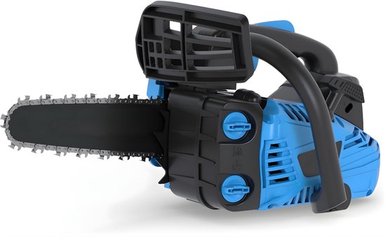 DnA® Kettingzaag Benzine - Kettingzaag Accu - Boomzaag - Kettingzaag Electrisch - Zwart/Blauw - 55cm x 25cm x 23cm van Merkloos	