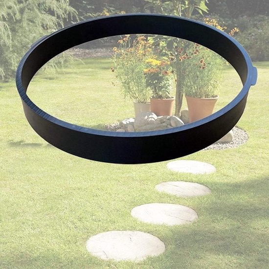 Doe-het-zelf ronde stenen mal van beton, herbruikbare steenvormen, bestratingscement voor terras, gazon en tuin van Merkloos	