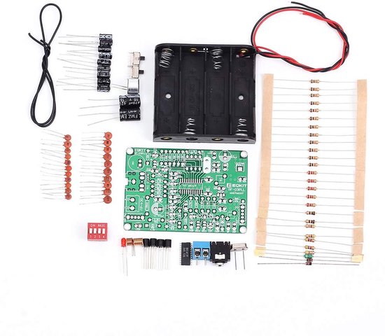 Doe-het-zelfbouwset - RF-03PLL - DC 4-6V - 87-108MHz - FM frequentiemodulatie - draadloze microfoonmodulatie - stereo-zendermodule - FM zender board onderdelen - 20-40 mA van Velleman