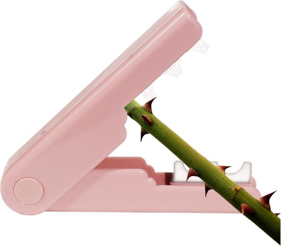 Doornverwijderaar Bloem - Stengel Stripper - Bloemen Schikken - Snelle Doornverwijdering - 14 cm Lengte - Roze van Merkloos	