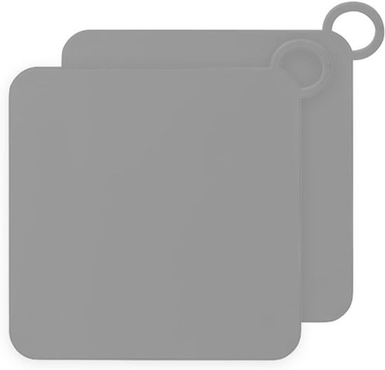 Douche Afvoerhoes, 2 stuks, 20 cm, Vierkante siliconen vloerafvoerafdekking, afdichtingsplug voor afvoer, geurverfrissingspad voor douche, wastafel, toilet, badkamer en keuken (grijs)