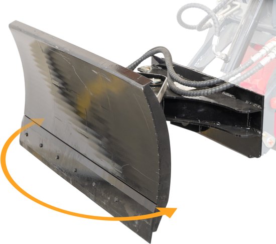Dozerblad 1100 mm hoekinstelling voor miniladers MLD MW Tools MLAC12 van Merkloos	