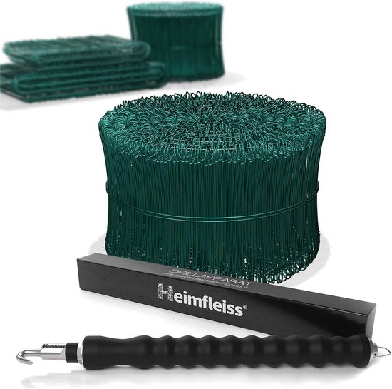 Draadbindertang Set met PVC Gecoate Oogdraad (1000 stuks) voor Beton en Tuin