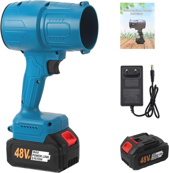 Draadloze bladblazer 38000 tpm - Compacte stofblazer voor tuin en auto van Spaerxx