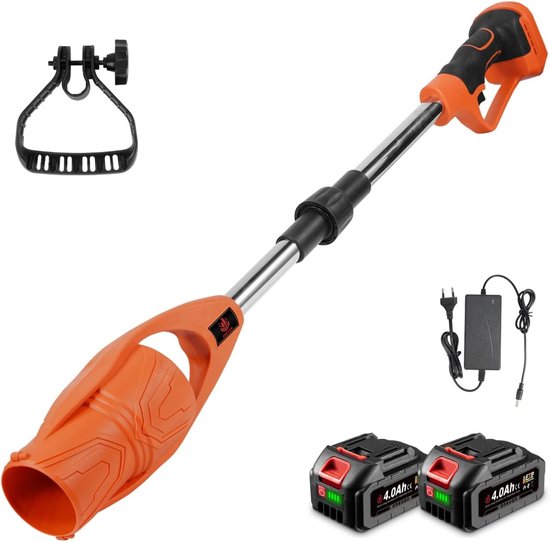 Draadloze Bladblazer 400W met Accu's en Oplader - Krachtige, Opvouwbare en Flexibele Bladzuiger van TROTEC