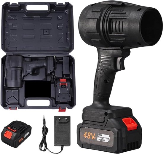 Draadloze Bladblazer en Turbo Stofzuiger Krachtig met Accu en Oplader - Tuin, Auto en Buiten van DURHAND