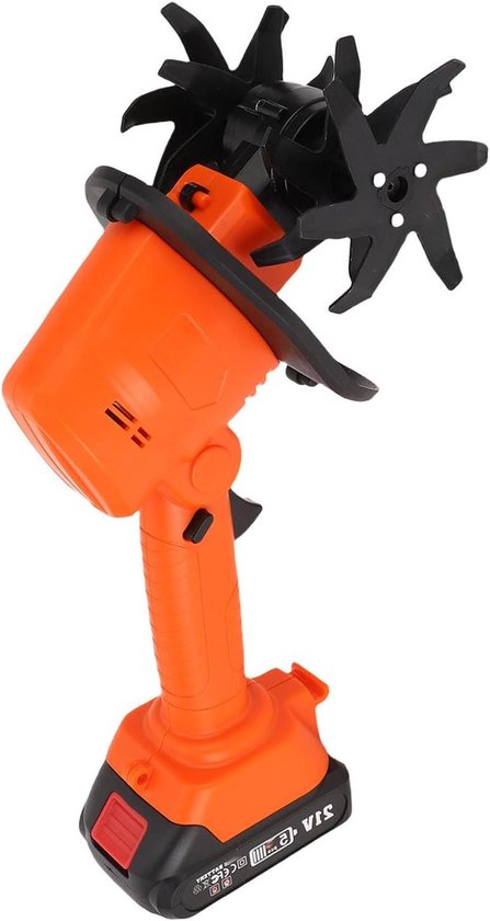 Draadloze Grondfrees - Elektrische Tuinfrees - Tuinonderhoud Vereenvoudigen - Verbeterde Koperen Motor - 10 cm Werkbreedte - Zwart