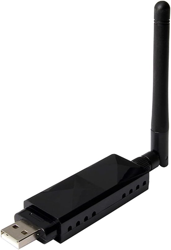Draadloze Netkaart met Afneembare 2DBI-antenneadapter - Draadloze USB WiFi-adapter voor Snelle Internettransmissie - Stabiele Toegang - Geschikt voor Linux van Merkloos	