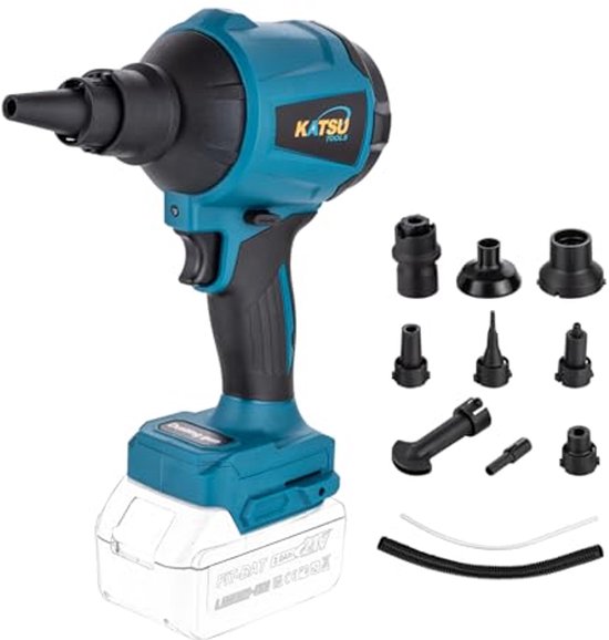 Draadloze Stofblazer Inflator met Traploze Snelheidsregelaar en LED Licht van Merkloos	