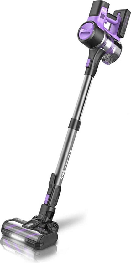 Draadloze Stofzuiger - Handstofzuiger met Steel - Zakloze Stofzuiger - Afneembare Kruimelzuiger - Draadloze Steelstofzuiger - 26000pa - 3-Snelheden