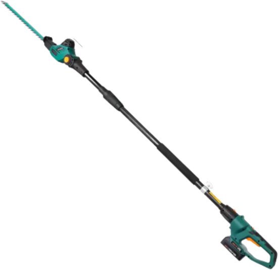 Draadloze telescopische kettingzaag - Heggenschaar - Snoeischaar - Takkenschaar - Op steel - 4 meter - Met accu van Merkloos	