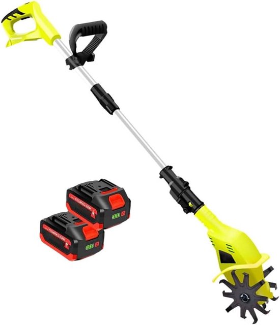 Draadloze Tuinfrees - Elektrische Frees - Bodem Bewerken - Lichtgewicht Ontwerp - 25 cm Diep - Niet gespecificeerd