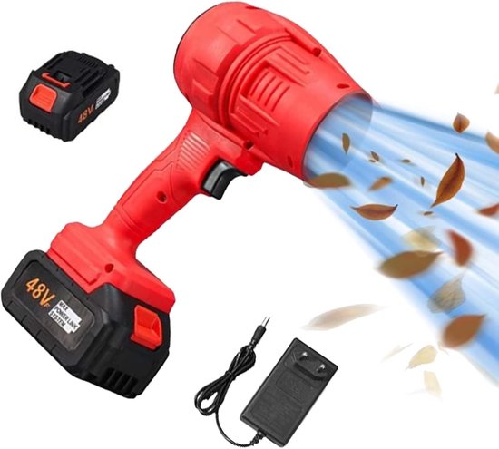 Draadloze Turbo Jet Blower met Stepless Snelheidsregeling - Krachtige Handheld Stofzuiger voor Auto en Thuis van SICANL