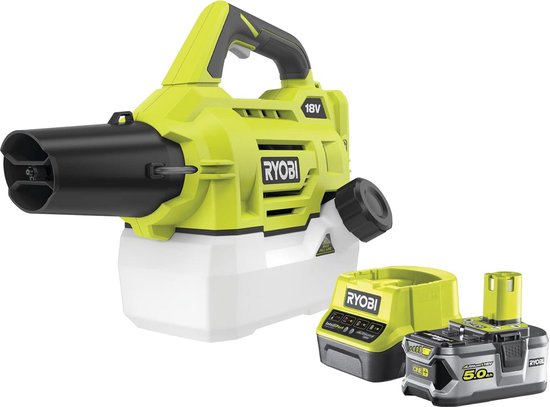 Draadloze Verstuiver 18V Tuingebruik & Desinfectie - Incl. 5.0 Ah Accu en Snellader