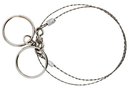 Draadzaag Trekringen - Handzaag Ketting - Materiaal Zagen - Extra Zware Uitvoering - 19 cm Lengte van Merkloos	