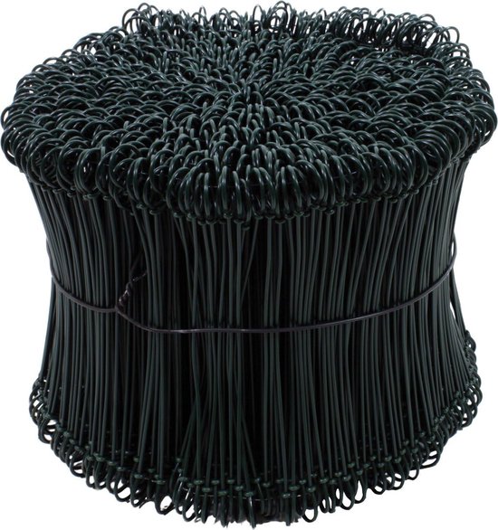 Draadzaksluiting Groen Formaat 1,4X140MM van Merkloos	