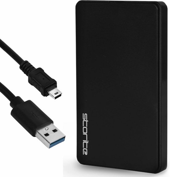 Draagbare 1 TB Externe Harde Schijf - Ultradun en Compatibel met PC, Mac, Laptop en Desktop van Merkloos	