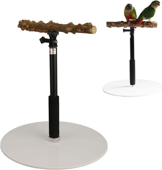 Draagbare Bird Perch - Afneembare Parrot Play Stand voor Indoor - Outdoor - Travel van Merkloos	