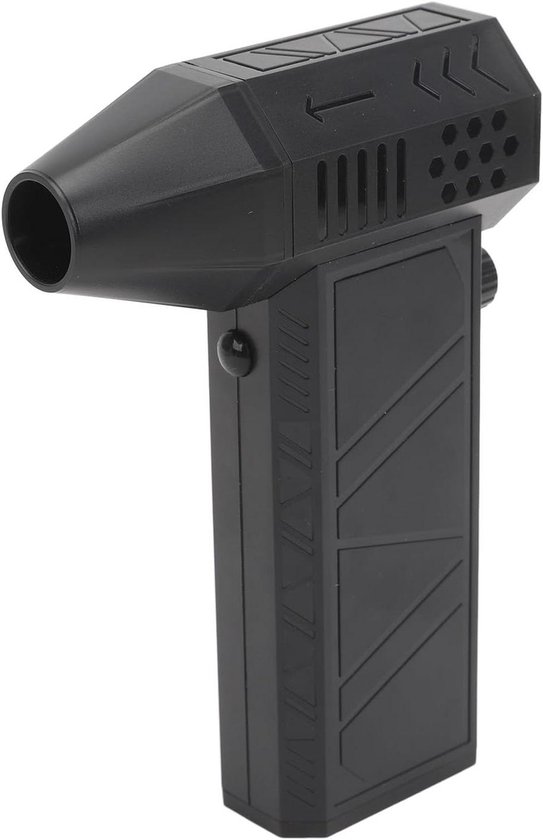 Draagbare Bladblazer - Handblazer Jet Fan - Snel Reinigen - 130.000 RPM Borstelloos - 21x13x5 cm - Zwart