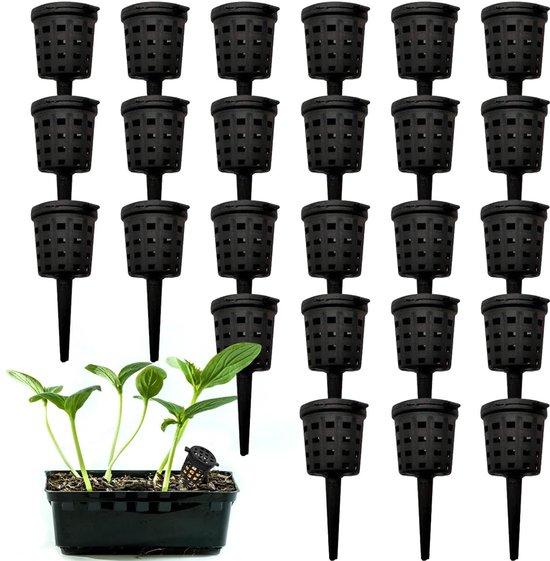 Draagbare Bonsai Gereedschapsset met 25 Stukken en Plastic Voedingsbox voor Tuinplanten en Landbouw