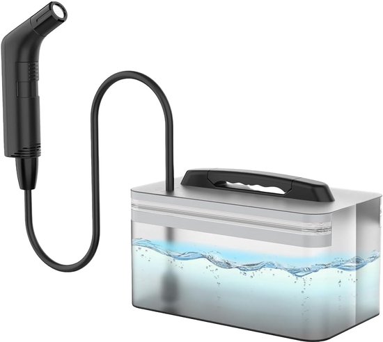 Draagbare elektrische reisbidet 2,3L - oplaadbaar - handdouche voor toilet en buiten gebruik - geschikt voor kamperen - vrouwen - kinderen en zwangere vrouwen van Merkloos	