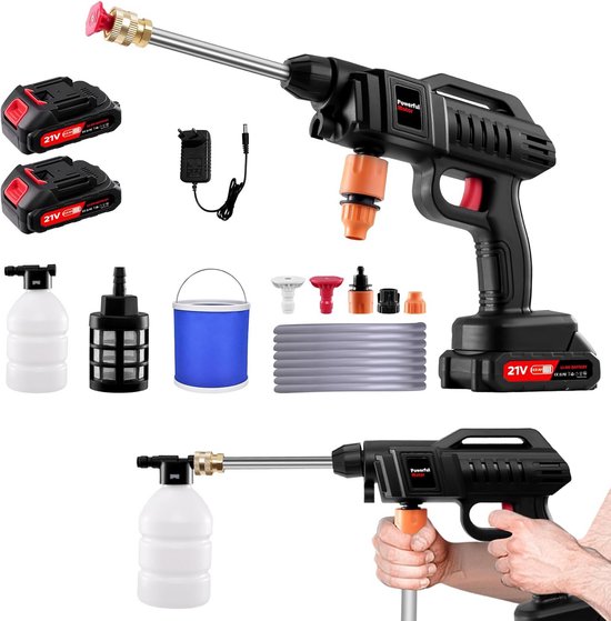 Draagbare Hogedrukreiniger voor Buiten - Snoerloos en Krachtig van Merkloos	