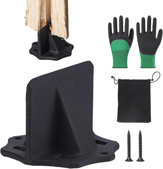 Draagbare Houtklover met Handschoenen en Opbergtas van Merkloos	