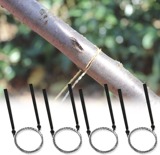 Draagbare Kabelzaag 60 cm - Roestvrij Stalen Touwzaag voor Outdoor en Camping van Merkloos	