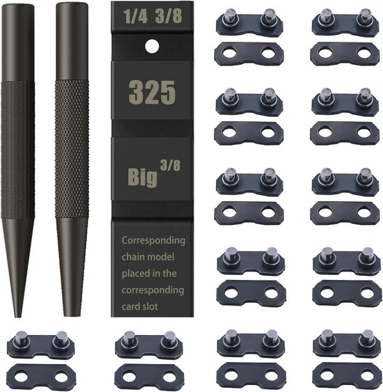 Draagbare Kettingzaag Kettings Reparatie Set voor 3/8 en 0,3 Inch Kettingen van Merkloos	