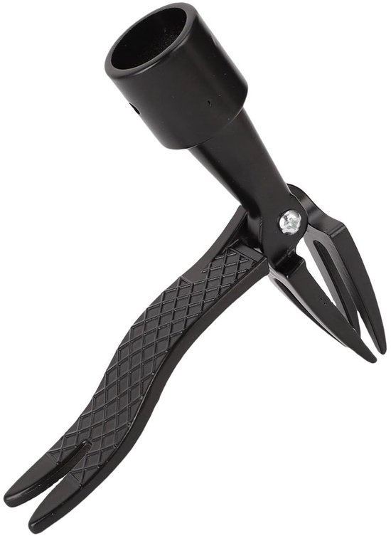 Draagbare Onkruidtrekker met 4 Klauwen - Ergonomische Onkruidverwijderaar van Aluminium met Antislip Handvat en Efficiënte Weiding Tool