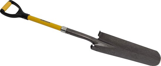Drainage & Post Hole Shovel 1070mm/42" Zwart - ROU68238 Roughneck Shoval van Roughneck