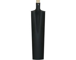 Drainage spade met T-handvat en houten handvat - 52 cm blad, verstelbare steel 90-115 cm van Merkloos	