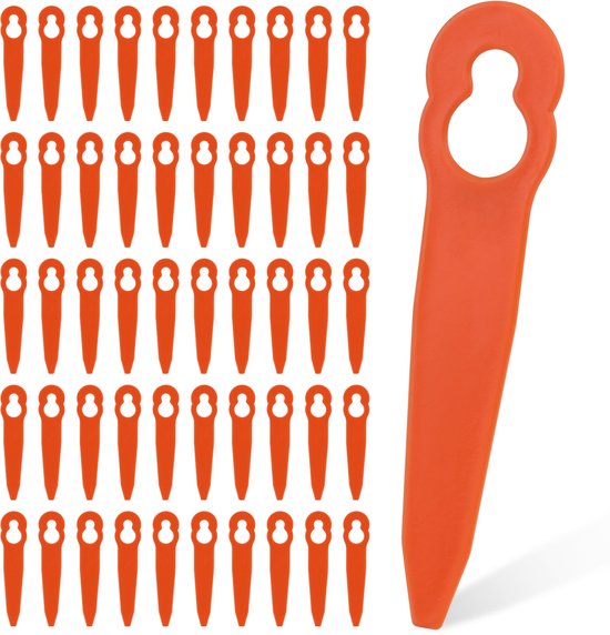 Dreamhigh® Grastrimmermesjes-set – 50 vervangingsmesjes – Plastic trimmesjes compatibel met Stihl PolyCut 2-2 - PolyCut 3-2 - FSA 45 - FSA 57 en FSE 52 grastrimmers
