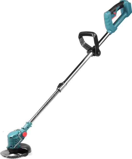 DrillPro Grastrimmer - Grastrimmers - Snoerloze - excl.Accu - Blauw van DrillPro