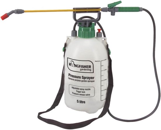 Druksproeier 5 Liter - Perfect voor Tuin, Planten en Bestrijdingsmiddelen
