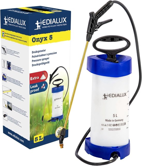 Druksproeier 5L voor Gewasbescherming, Onkruidbestrijding en Bemesting