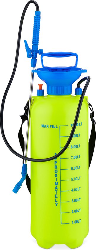 drukspuit 10 liter - plantensproeier - druksproeier onkruid - onkruidverdelger van Merkloos	
