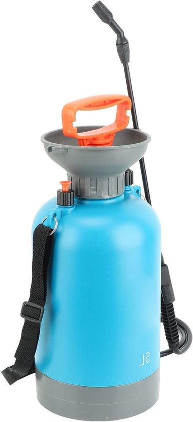 Drukspuit 5L - Tuinsproeier Gazonsproeier - Planten Water Geven - Handmatige Pomp - 5 Liter - Blauw