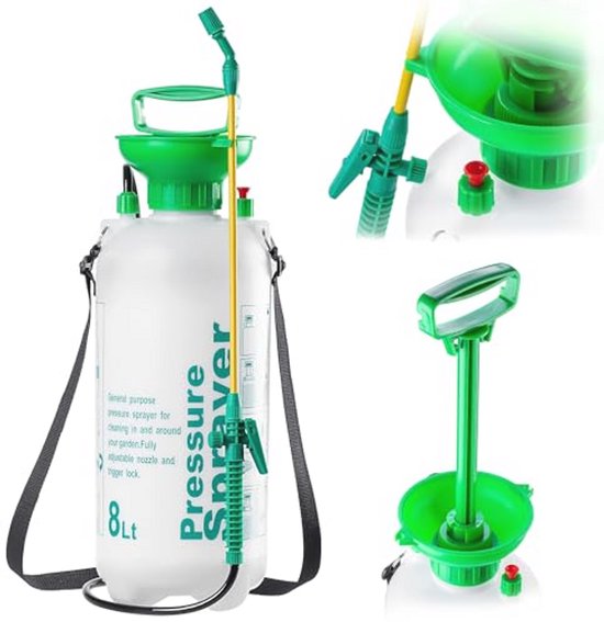 Drukspuit 8 Liter - Tuin- en Plantensproeier voor Efficiënte Plantenverzorging