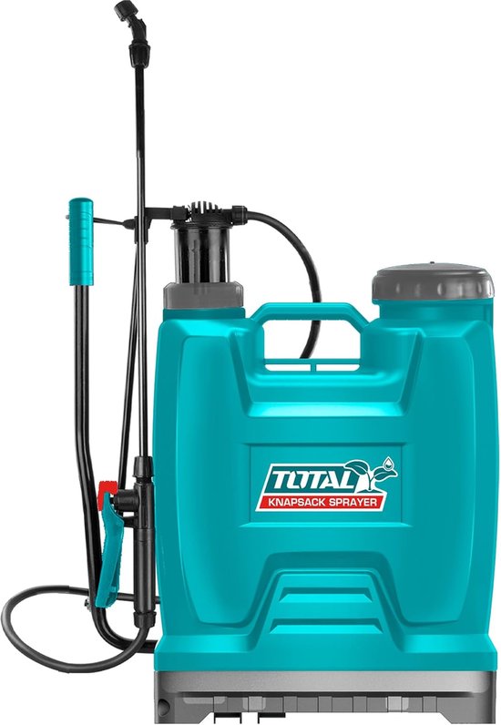 Drukspuit - Rugspuit - Planten Besproeien - Gevoerde Riemen - 16 Liter - Blauw