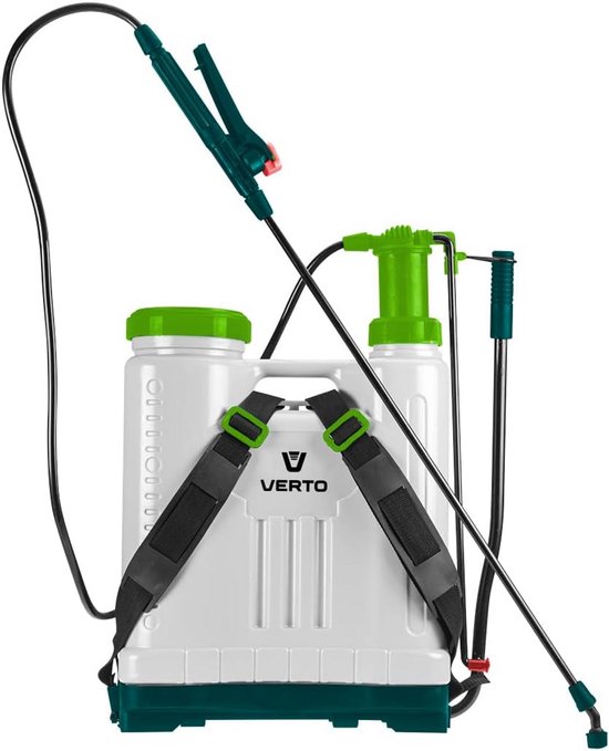Drukspuit voor de Rug 15 Liter voor Tuin en Onkruidbestrijding