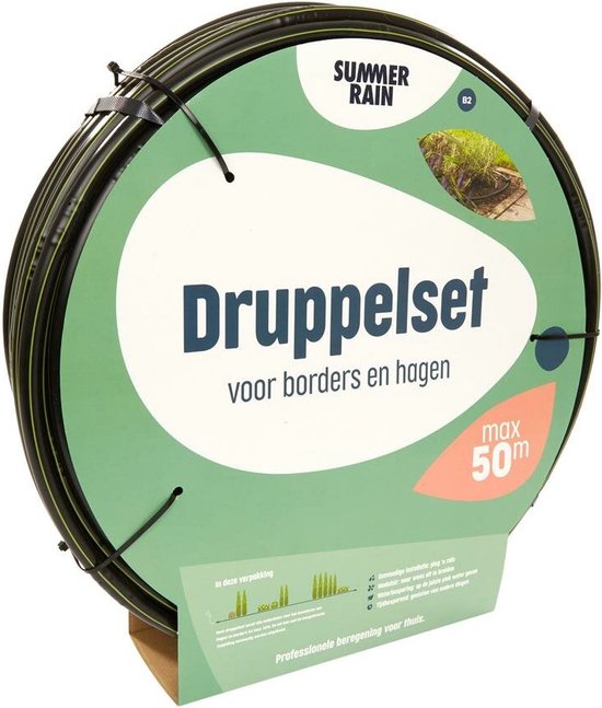 Druppelsysteem voor borders en hagen 50m van Dru