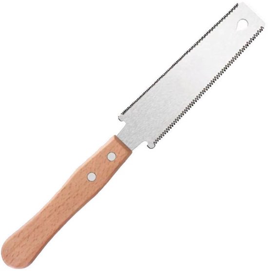 Dubbele blad zaag set - 2 stuks, 15 cm houtzaag, SK85 staal, 3-zijdige tanden